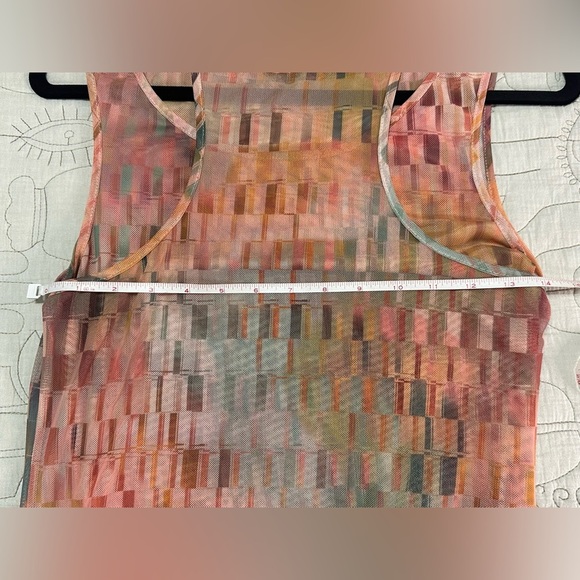 NEW Misa Los Angeles Fernanda Dress Sz S Disco Matrix - Picture 2 of 13